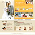 Dating & Wedding Website Template MSM-0002-DAW