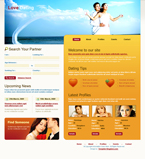 Dating & Wedding Website Template PJW-0009-DAW