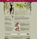 Dating & Wedding Website Template RC-0002-DAW