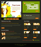 Dating & Wedding Website Template SBR-0003-DAW
