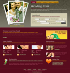 Dating & Wedding Website Template SBR-W0003-DAW
