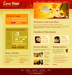 Dating & Wedding Website Template TNS-0009-DAW