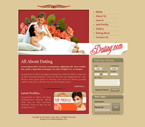 Dating & Wedding Website Template DBR-F0001-DAW