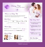 Dating & Wedding Website Template PR-0001-DAW