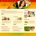 Dating & Wedding Website Template SAN-W0001-DAW