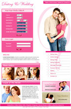 Dating & Wedding Website Template SKT-0001-DAW
