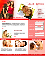 Dating & Wedding Website Template SKT-0002-DAW