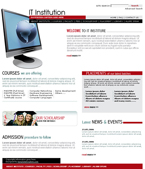 Education Website Template IT Institution