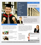 Education Website Template CT University