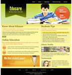 Education Website Template NLJ-C0001-ED