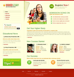 Education Website Template tertiary