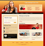 Education Website Template tertiary