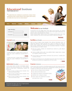 Education Website Template Educational Institute