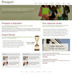 Education Website Template Prospect
