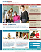 Education Website Template Institute