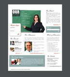 Education Website Template OUR SCHOOL