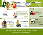 Education Website Template Courses