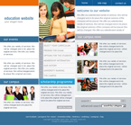 Education Website Template Scholarship Programme