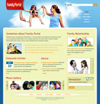 Family Website Template Family Portal