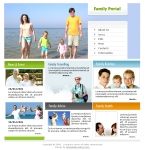 Family Website Template DEB-0001-FAM