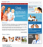 Family Website Template PCK-0001-FAM