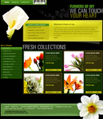 Flowers Website Template ABH-F0001-FL