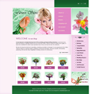Flowers Website Template BRN-F0001-FL