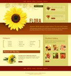 Flowers Website Template BJP-0002-FL