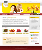Flowers Website Template GTM-0001-FL