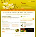 Flowers Website Template PJW-0001-FL