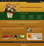 Flowers Website Template PJW-0003-FL
