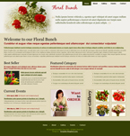 Flowers Website Template PJW-0005-FL