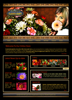 Flowers Website Template PR-0003-FL