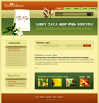 Flowers Website Template SBR-0002-FL