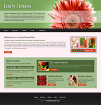 Flowers Website Template SBR-0004-FL