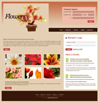 Flowers Website Template SBR-0005-FL