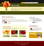Flowers Website Template SBR-0007-FL