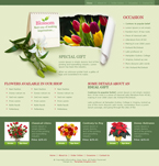 Flowers Website Template SJT-0001-FL