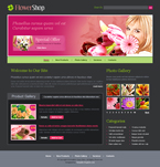 Flowers Website Template SNJ-0001-FL