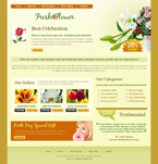 Flowers Website Template SNJ-0002-FL