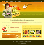 Flowers Website Template SNJ-0003-FL
