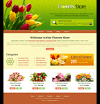 Flowers Website Template SNJ-0005-FL