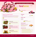 Flowers Website Template TNS-0002-FL