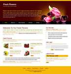 Flowers Website Template TNS-0005-FL