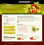 Flowers Website Template TNS-0006-FL