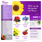 Flowers Website Template DBR-0001-FL