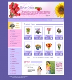 Flowers Website Template PR-0007-FL