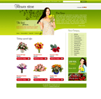 Flowers Website Template BJP-0003-FL