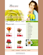 Flowers Website Template SA-0001-FL