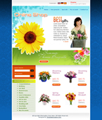 Flowers Website Template SUJIT-F0001-FL